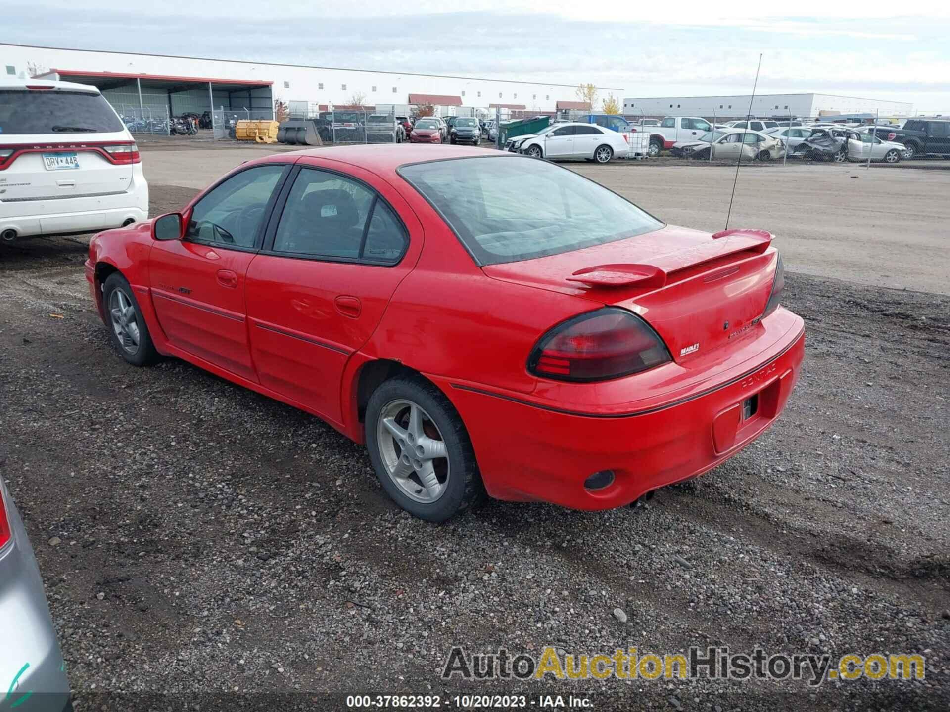 PONTIAC GRAND AM GT, 1G2NW52E5YM702947