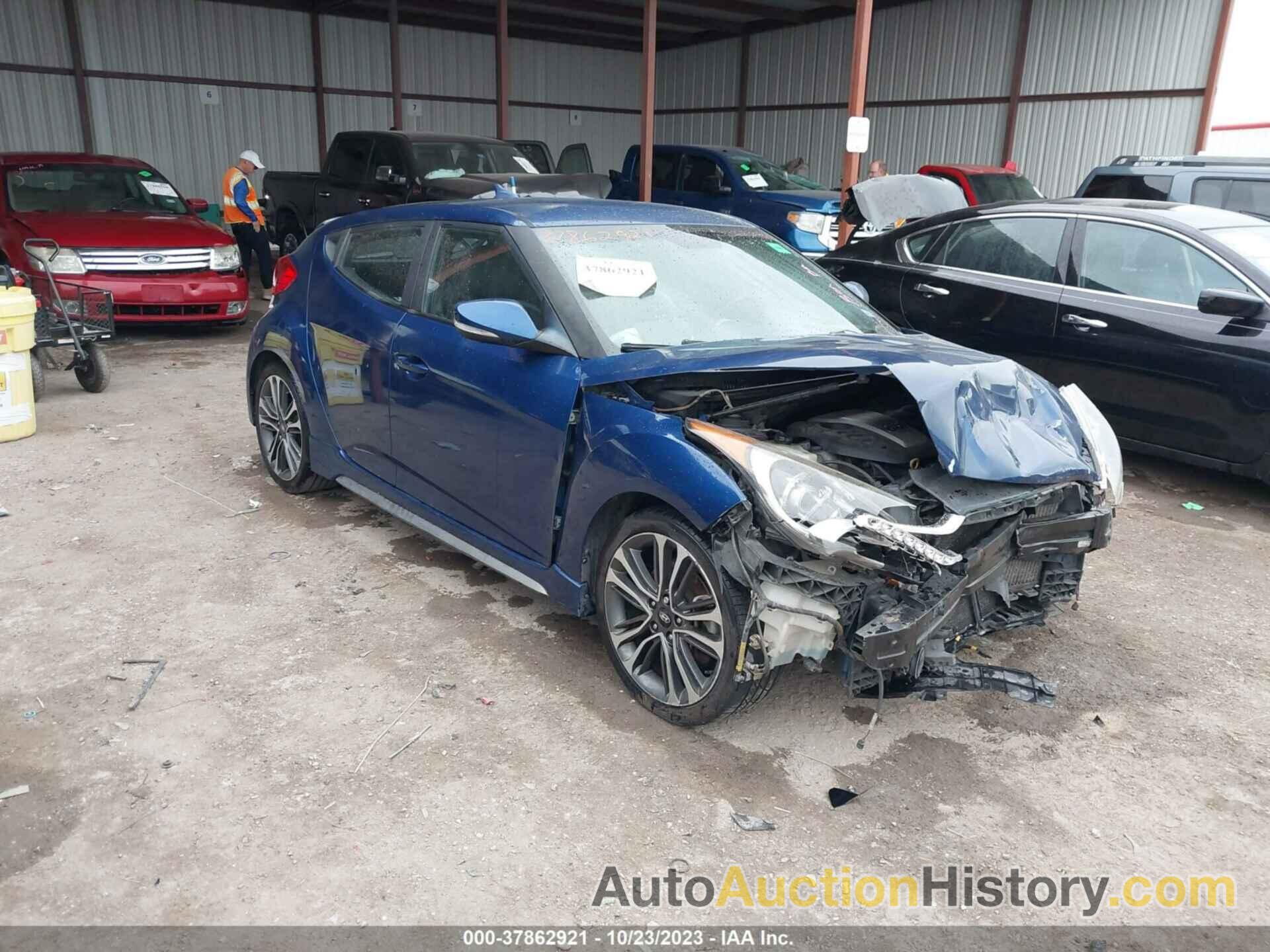 HYUNDAI VELOSTER TURBO, KMHTC6AE5GU285147