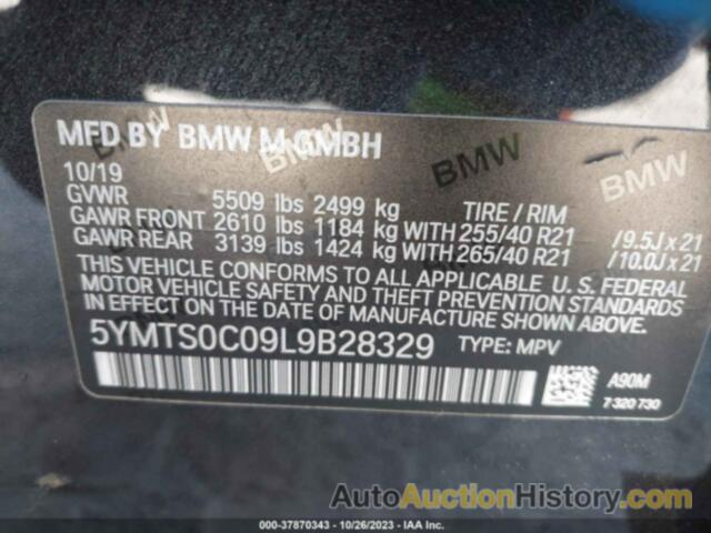 BMW X3 M, 5YMTS0C09L9B28329