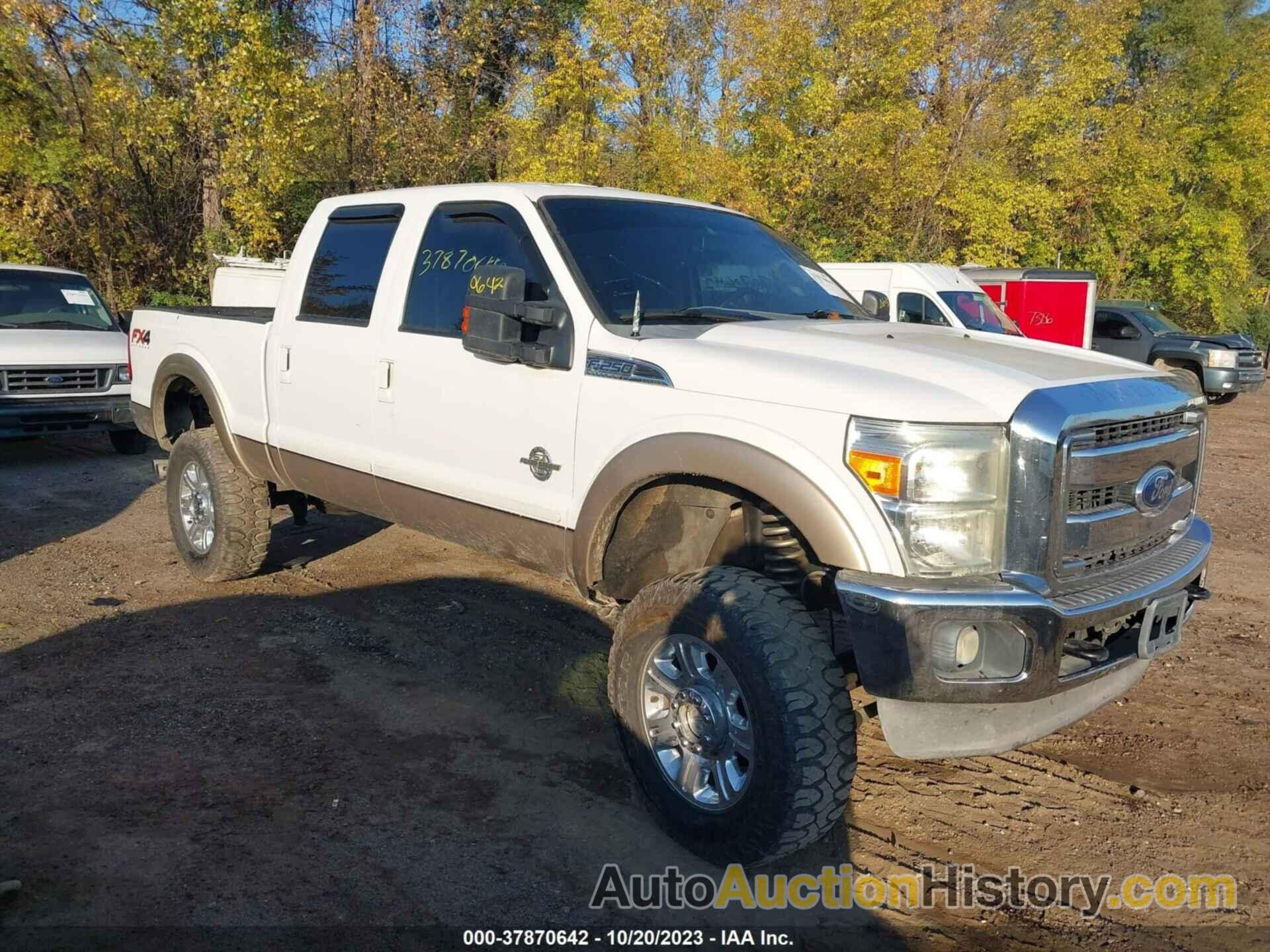 FORD SUPER DUTY F-250 XL/XLT/LARIAT/KING RANCH, 1FT7W2BT2CEA27563