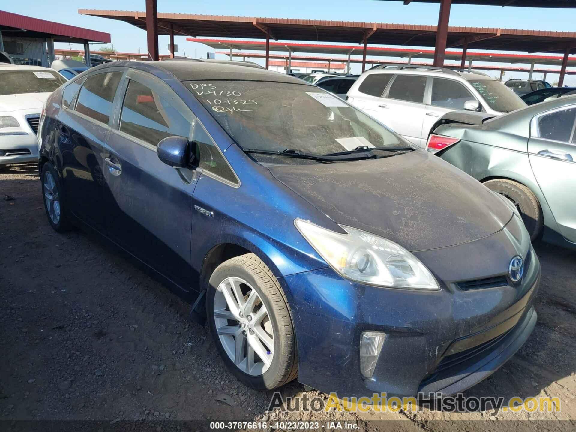 TOYOTA PRIUS ONE/TWO/THREE/FOUR/FIVE, JTDKN3DU5D1654730