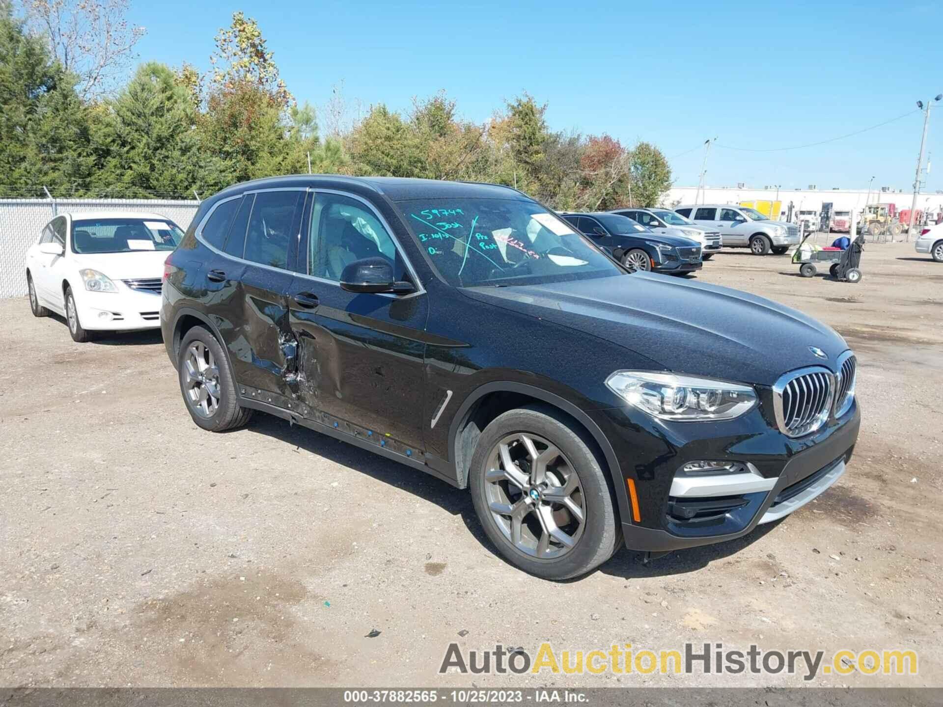 BMW X3 XDRIVE30I, 5UXTY5C01LLT33842