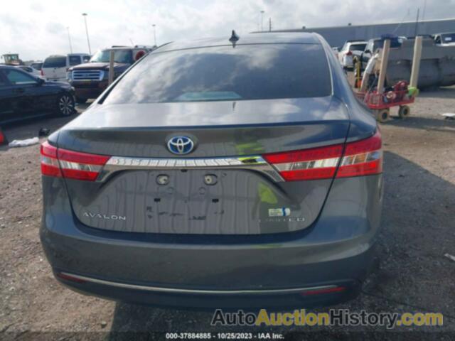 TOYOTA AVALON HYBRID LIMITED, 4T1BD1EB9EU029831