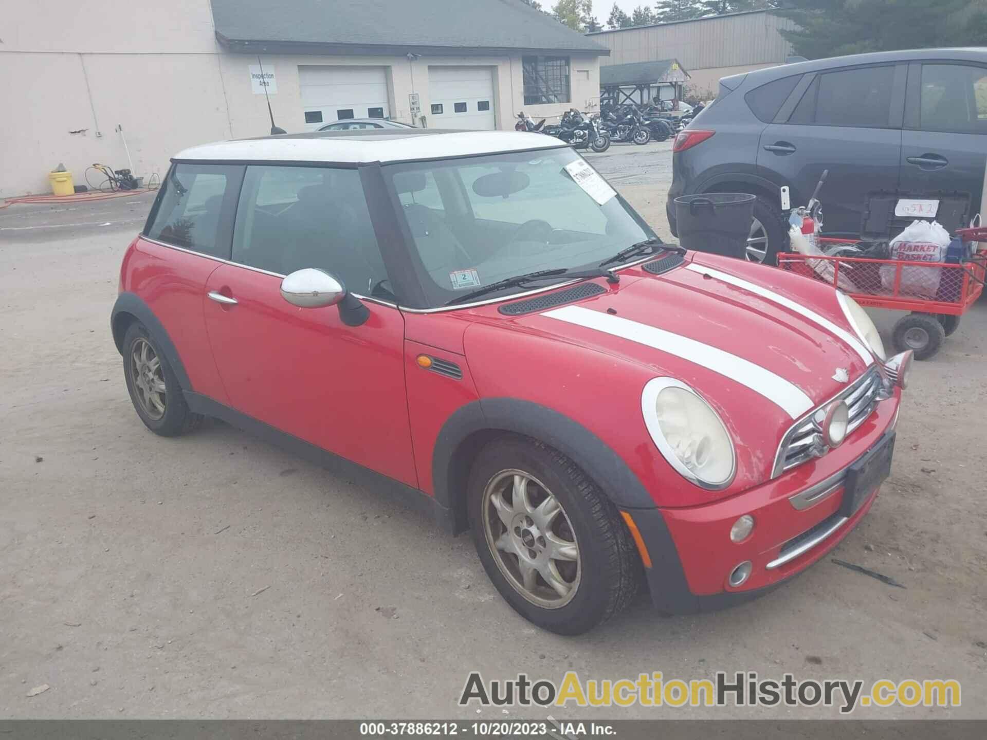 MINI COOPER HARDTOP, WMWRC33576TK65896