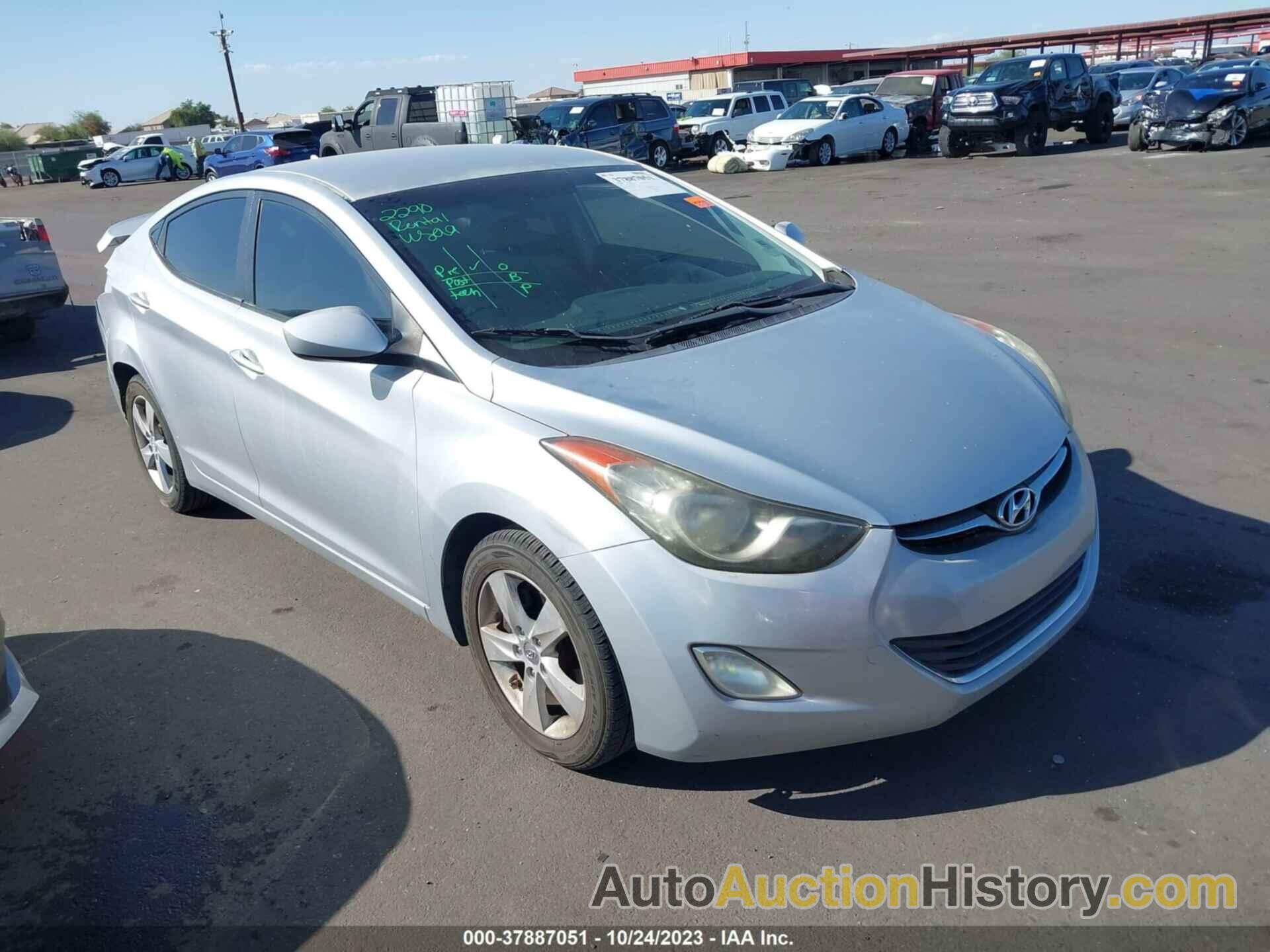 HYUNDAI ELANTRA GLS PZEV, 5NPDH4AE3CH072121