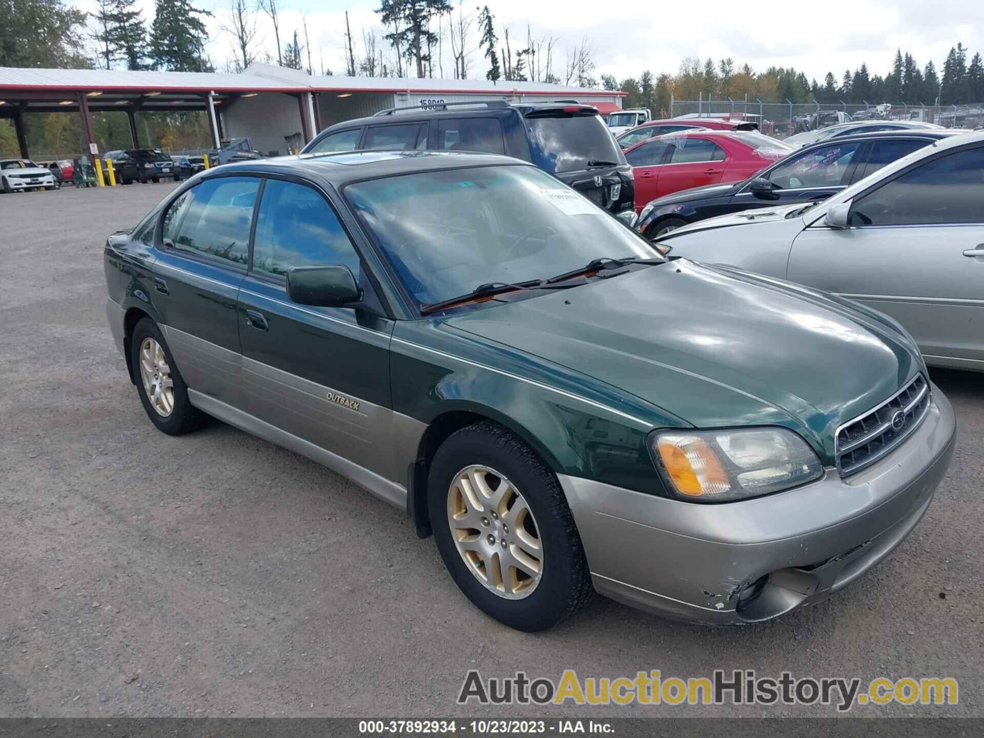 SUBARU LEGACY SEDAN OUTBACK LTD, 4S3BE6862Y7214206