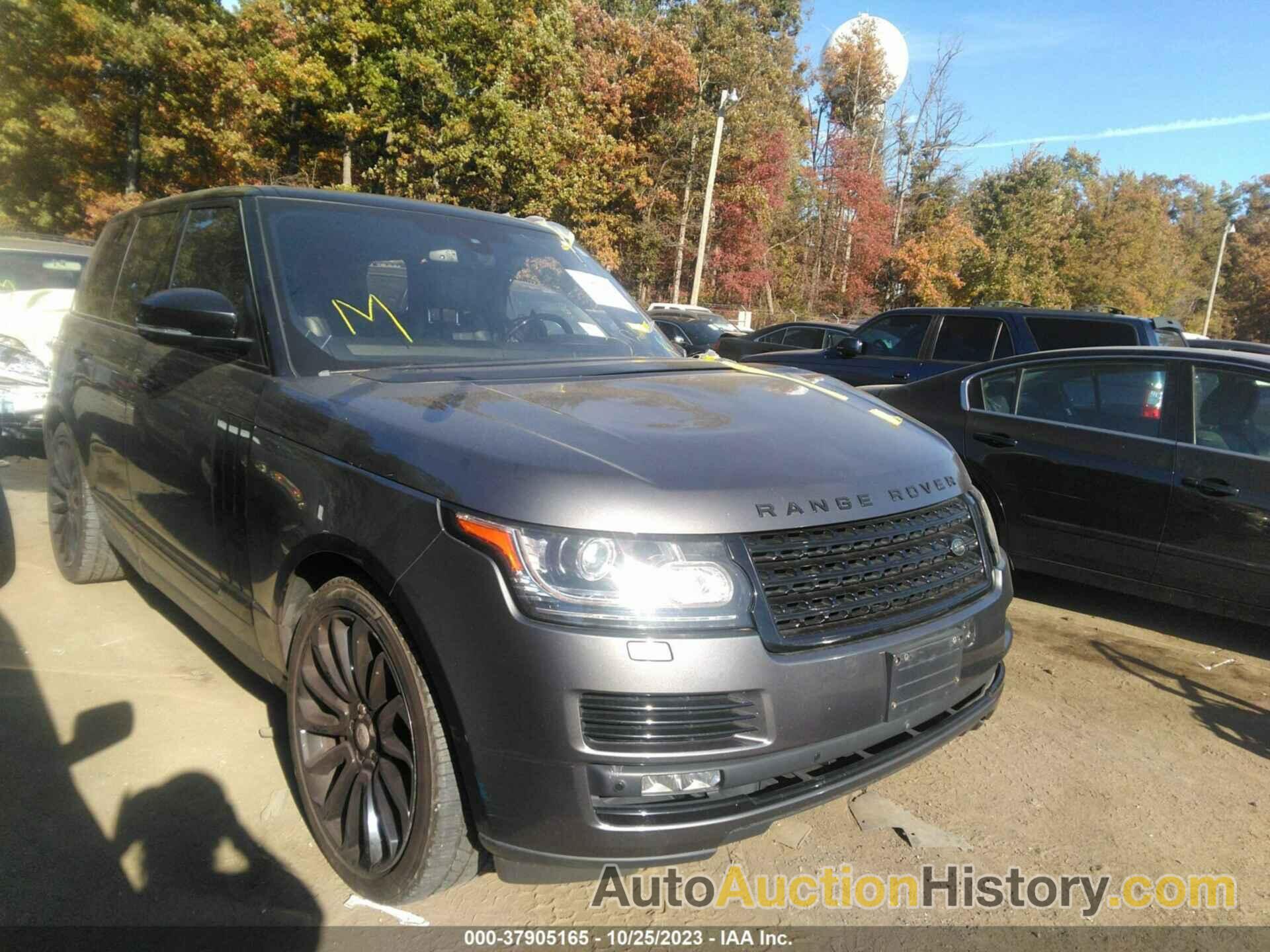 LAND ROVER RANGE ROVER 5.0L V8 SUPERCHARGED, SALGS2EF0GA259294