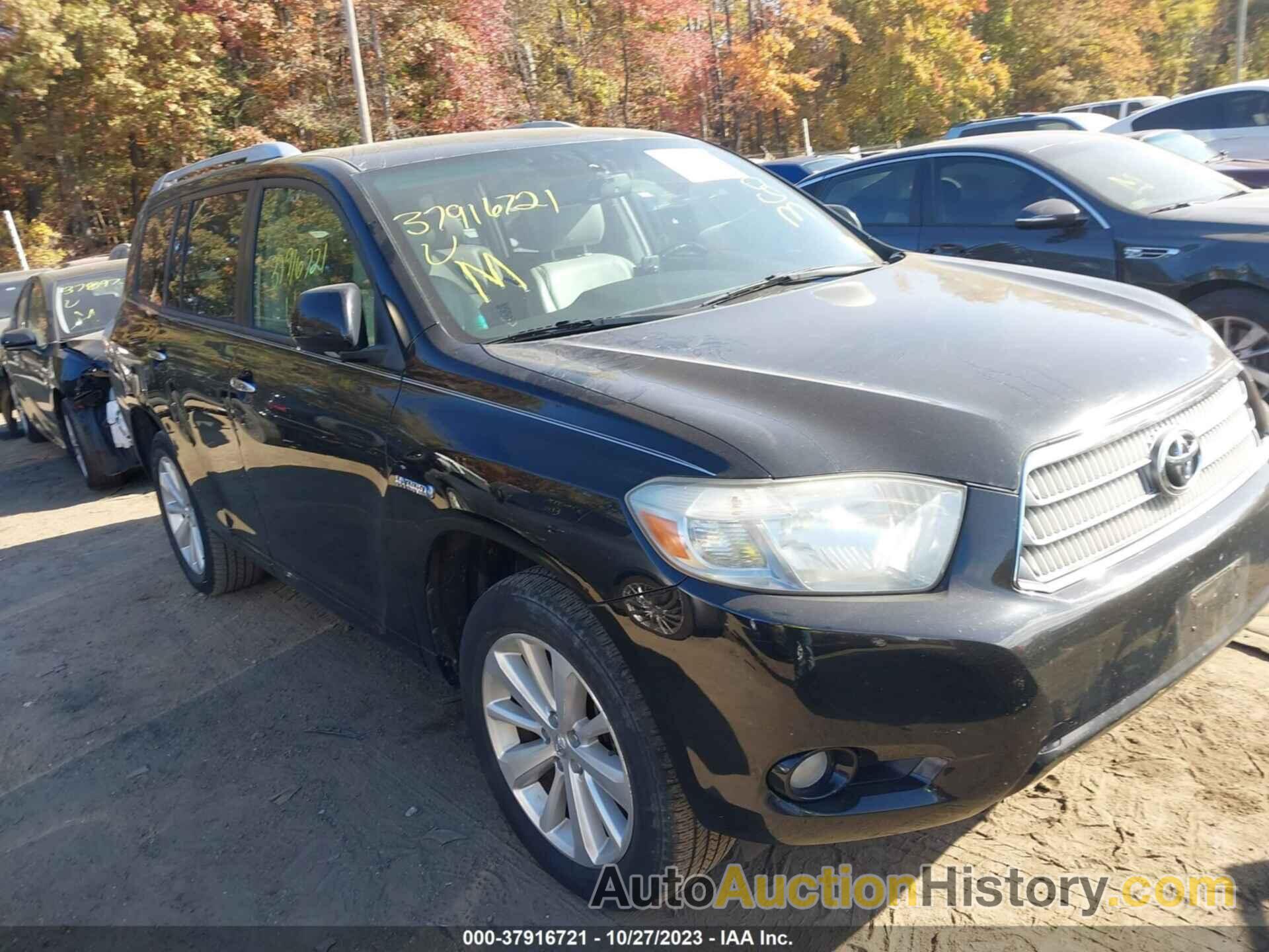 TOYOTA HIGHLANDER HYBRID LIMITED W/3RD ROW, JTEJW3EH7A2039818