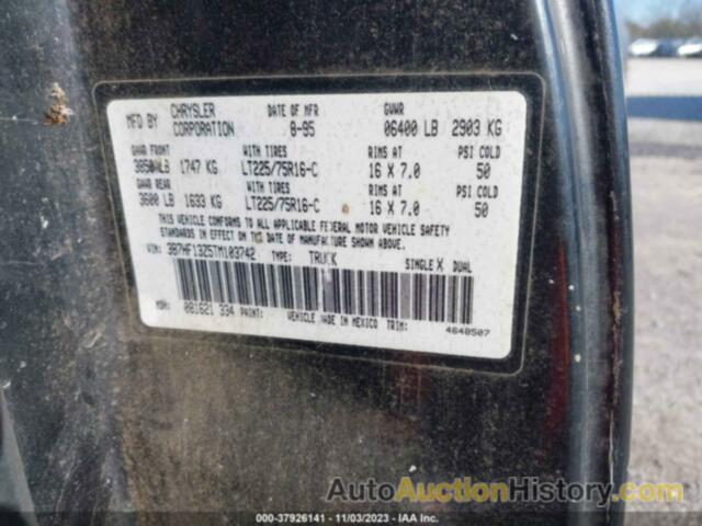 DODGE RAM 1500, 3B7HF13Z5TM103742