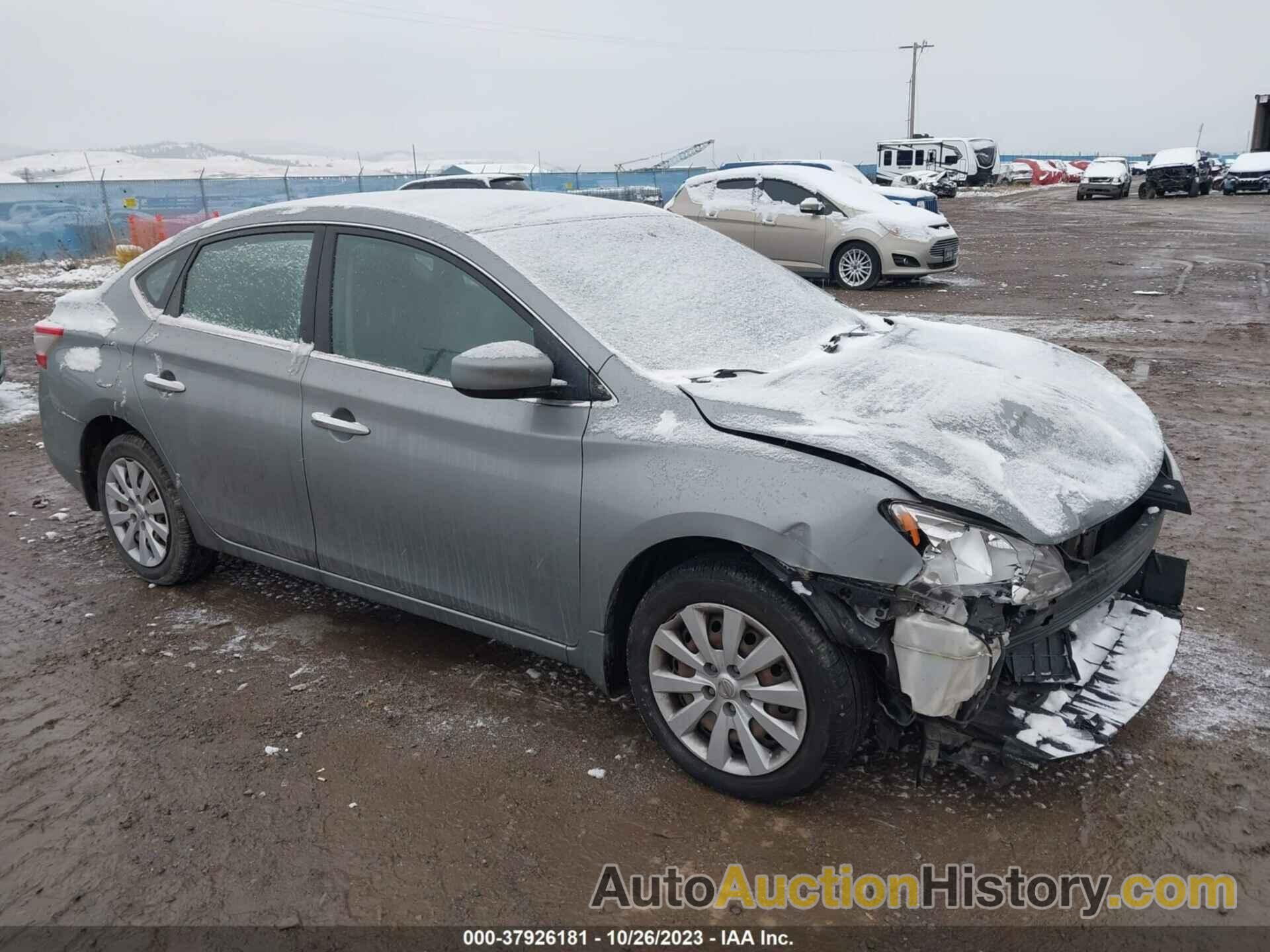 NISSAN SENTRA SV, 3N1AB7AP9DL679894