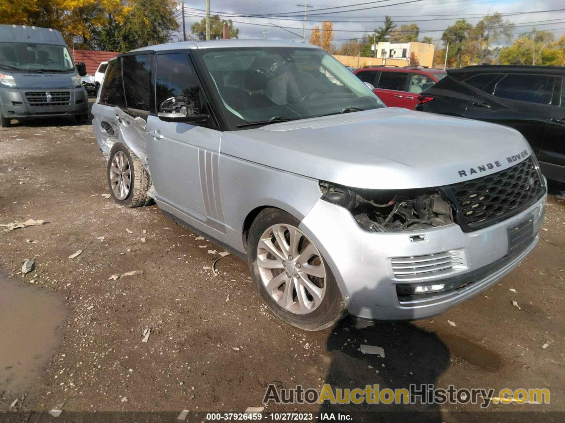 LAND ROVER RANGE ROVER HSE, SALGS2DF0DA124216