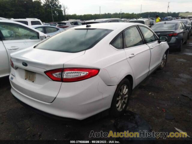 FORD FUSION S, 3FA6P0G74GR324481