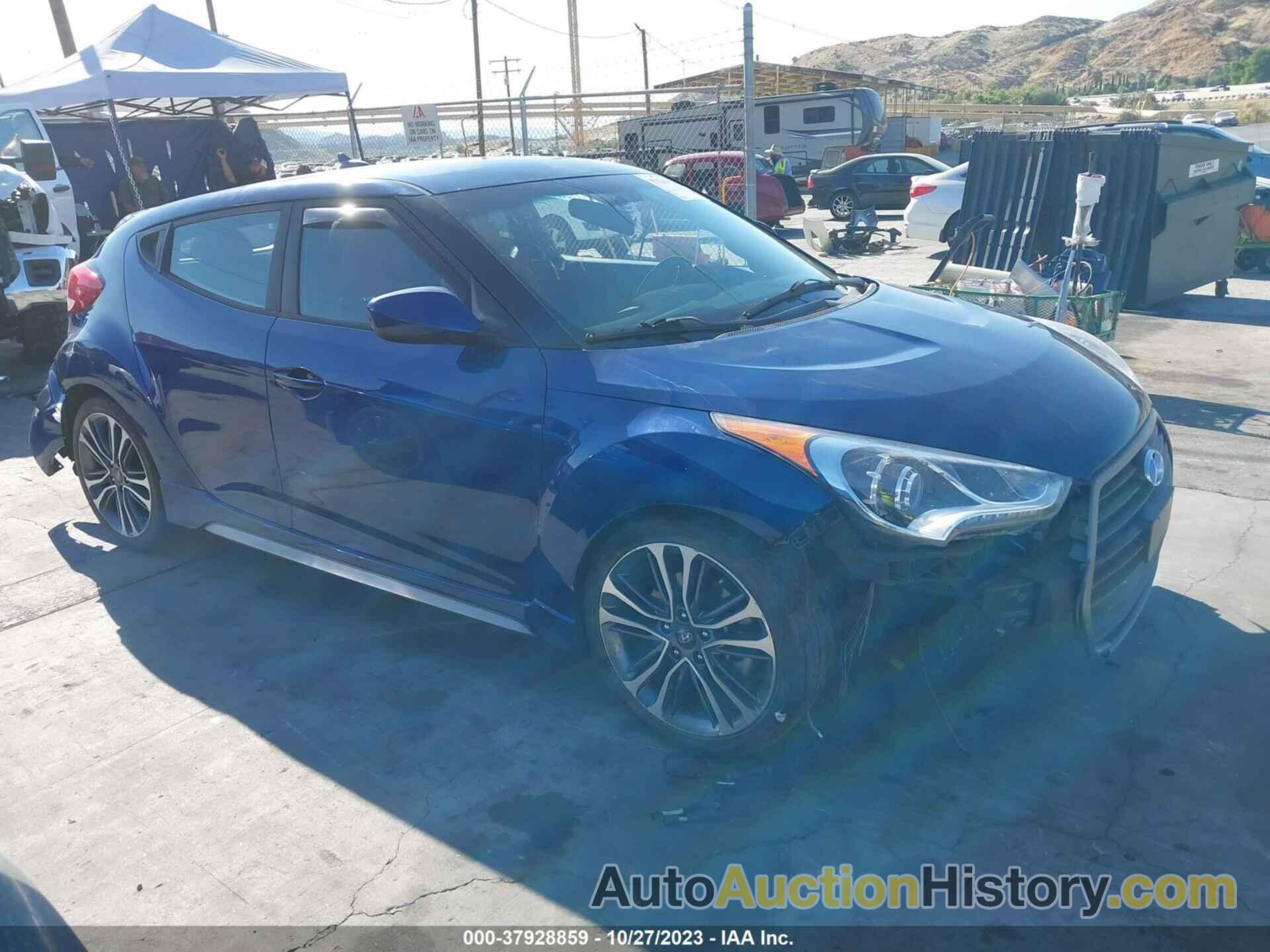 HYUNDAI VELOSTER TURBO R-SPEC, KMHTC6AE8HU315355