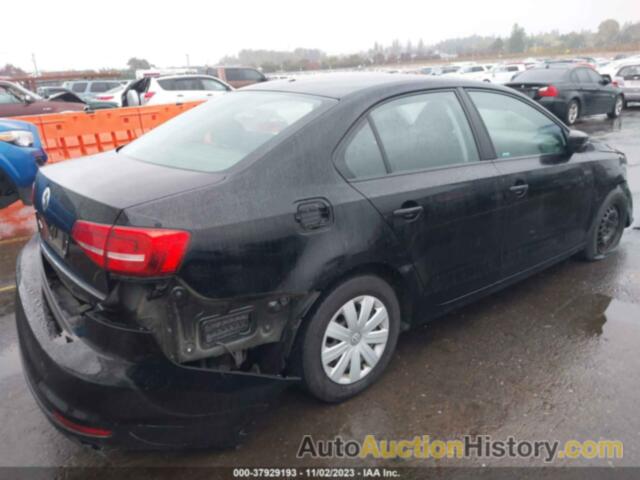 VOLKSWAGEN JETTA 2.0L S, 3VW1K7AJ4FM271144