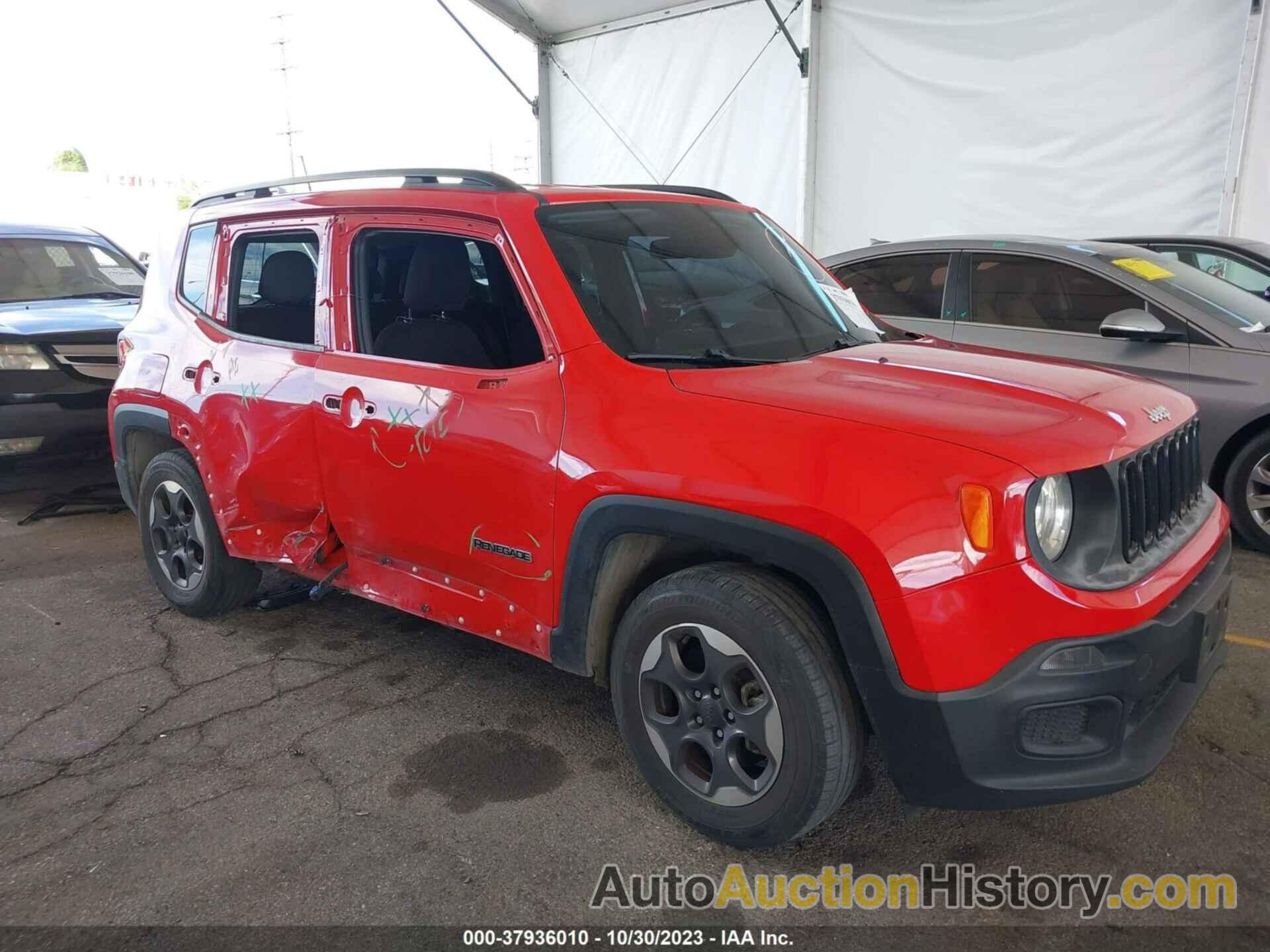 JEEP RENEGADE SPORT FWD, ZACCJAAB0JPG70028