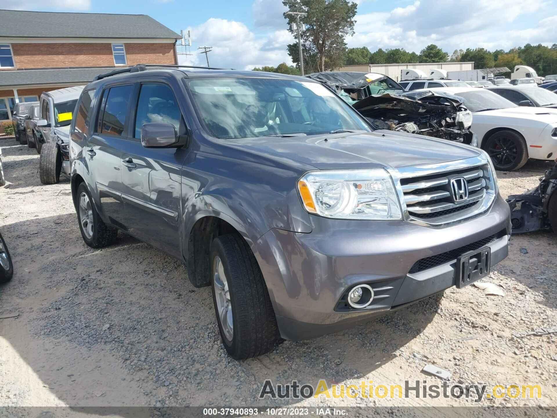 HONDA PILOT EX-L, 5FNYF3H78EB015360