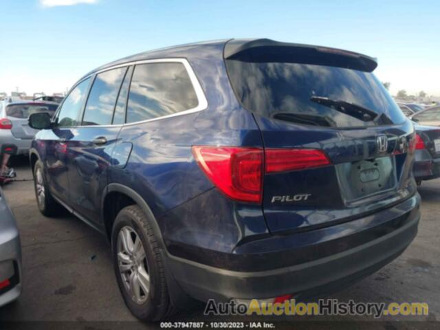 HONDA PILOT LX, 5FNYF5H16GB027680