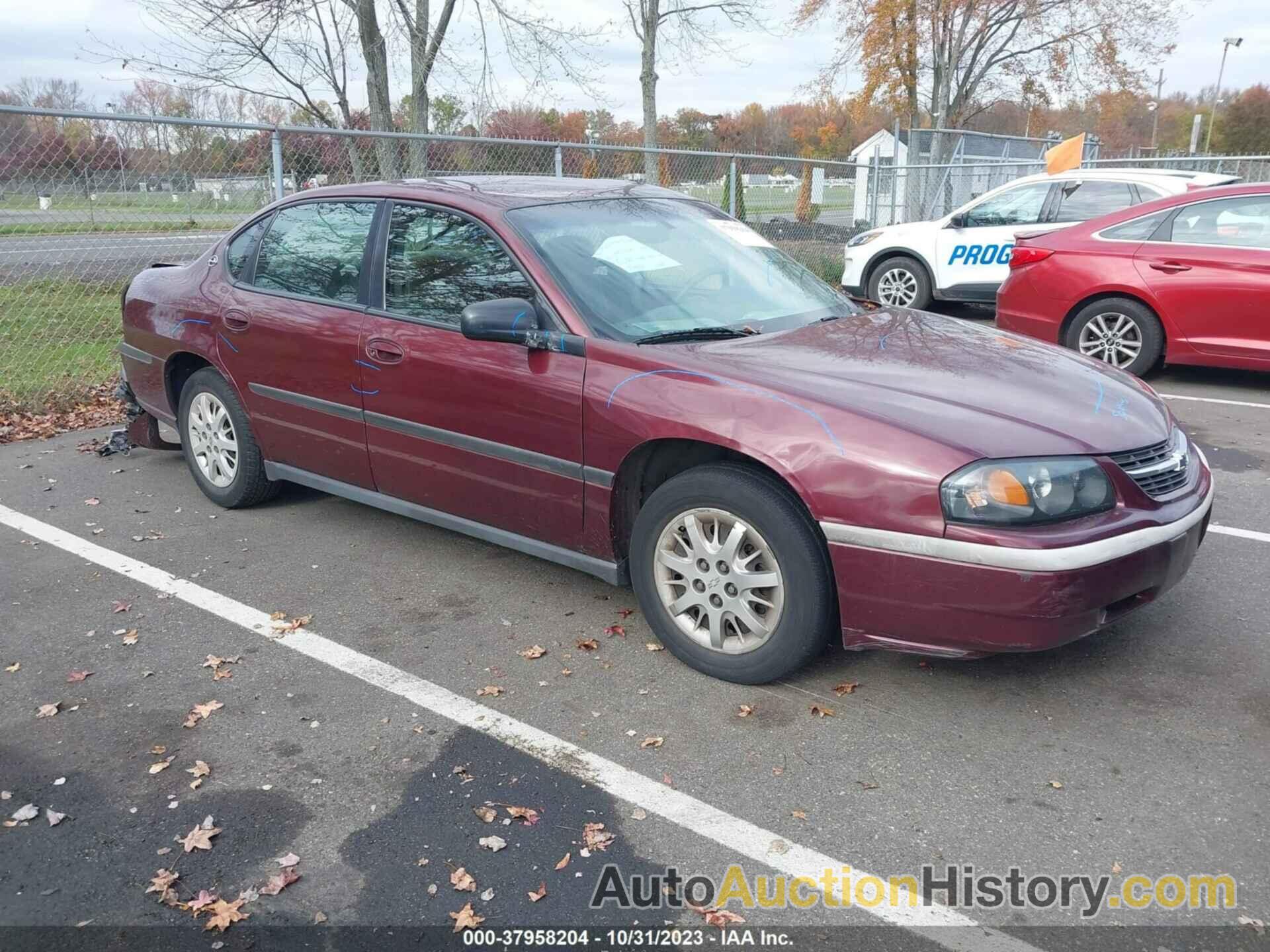 CHEVROLET IMPALA, 2G1WF55E6Y9151557