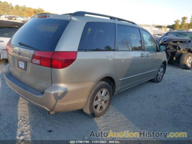 TOYOTA SIENNA LE, 5TDZA23C94S012527