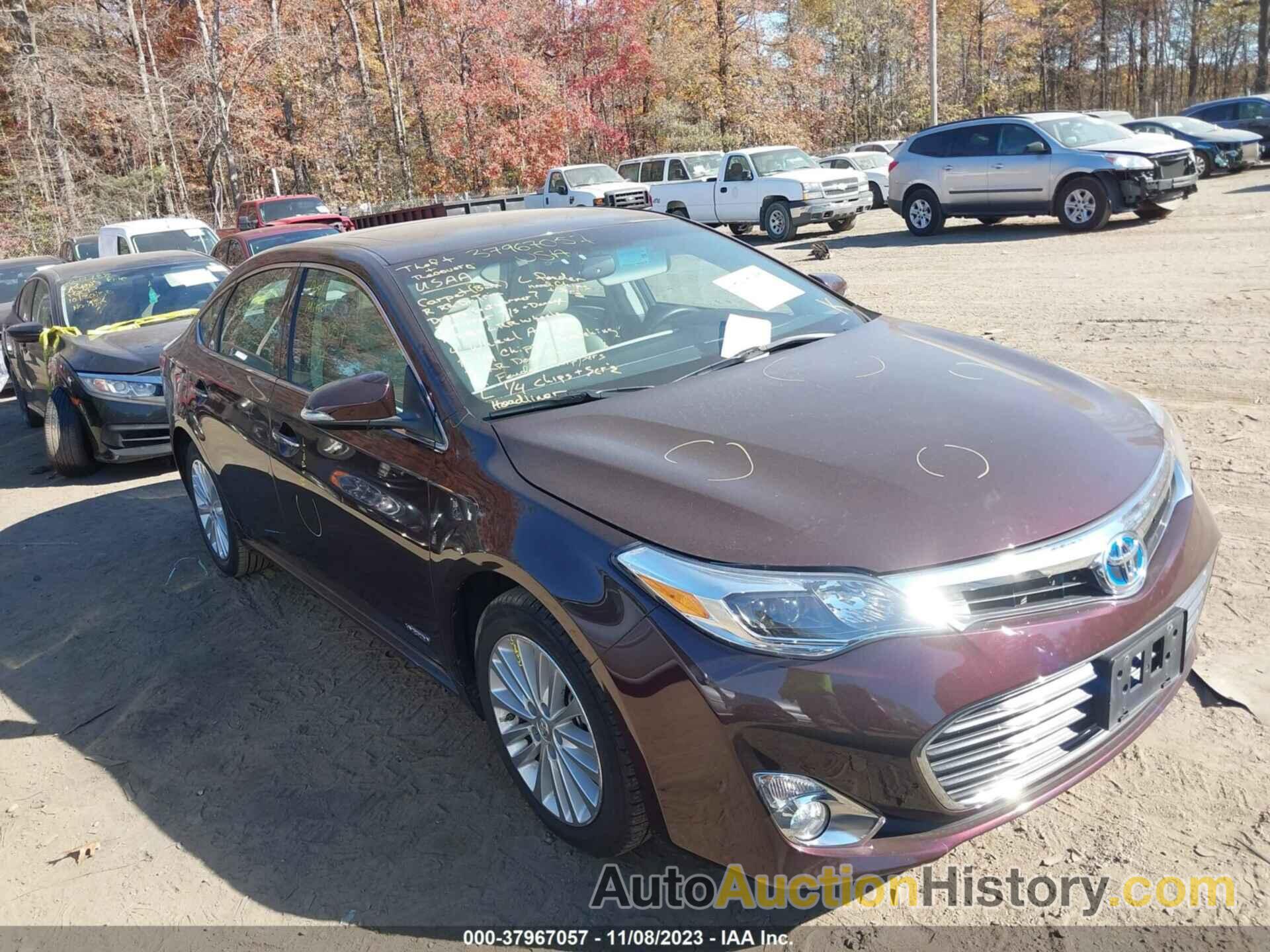 TOYOTA AVALON HYBRID/PREM/TOUR/LTD, 4T1BD1EB7FU042465