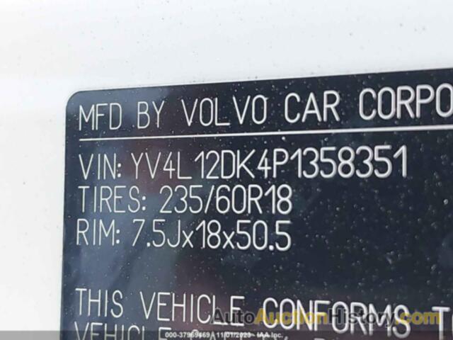 VOLVO XC60 B5 CORE, YV4L12DK4P1358351