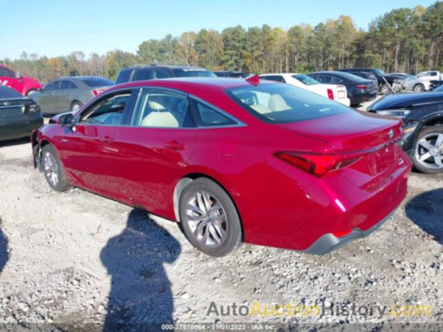 TOYOTA AVALON HYBRID LIMITED/XLE/XSE, 4T1B21FB2KU003670