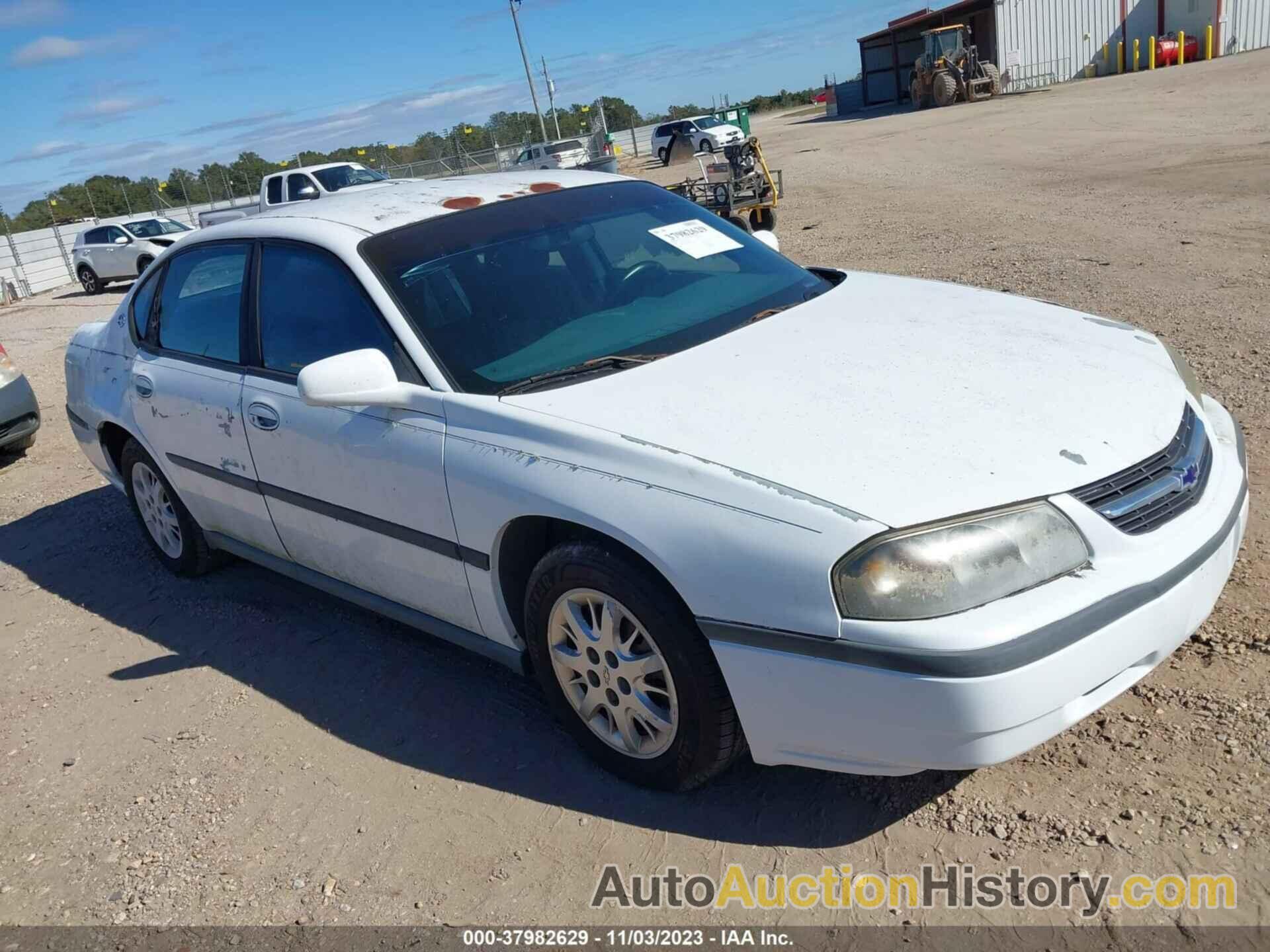 CHEVROLET IMPALA, 2G1WF55E2Y9153676