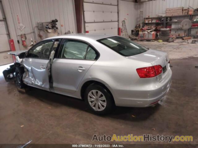 VOLKSWAGEN JETTA 2.0L S, 3VW2K7AJXEM356797