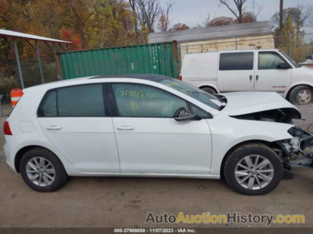 VOLKSWAGEN GOLF TSI S 4-DOOR, 3VW217AU5GM022628