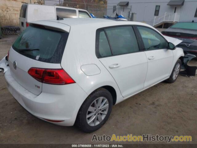 VOLKSWAGEN GOLF TSI S 4-DOOR, 3VW217AU5GM022628