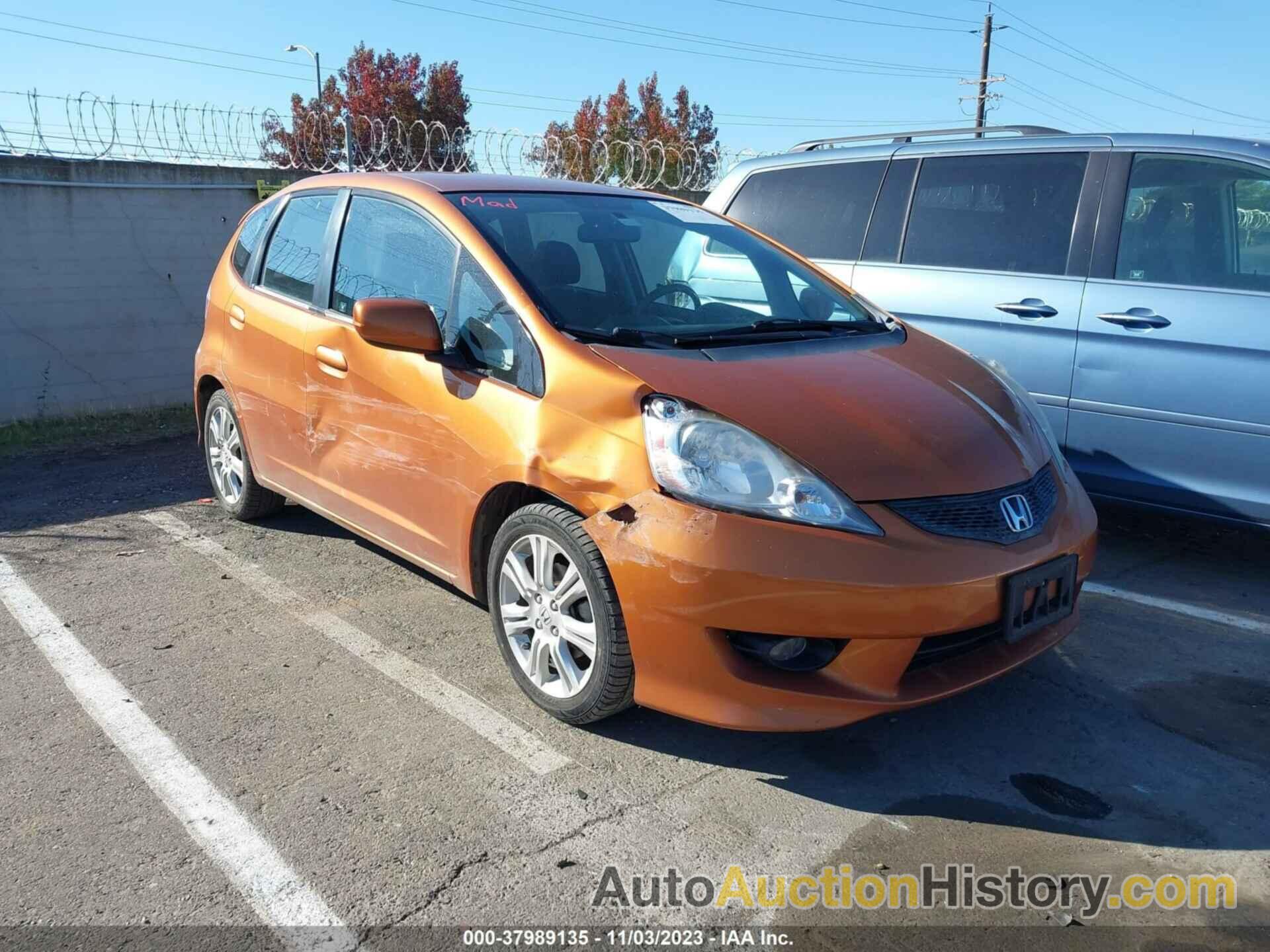 HONDA FIT SPORT, JHMGE8H60BS003025