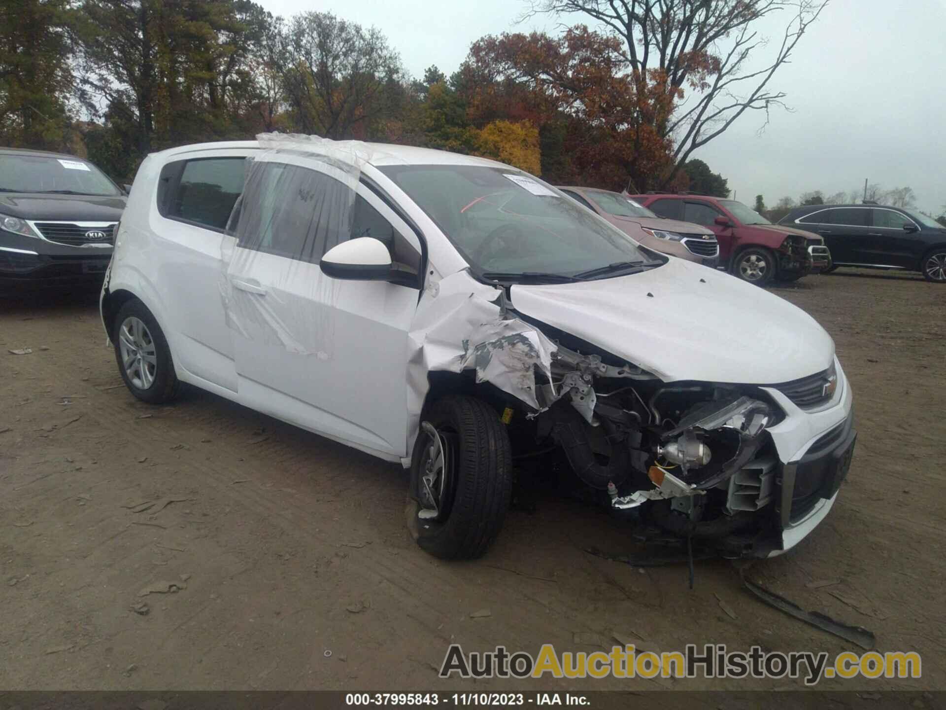 CHEVROLET SONIC LT AUTO, 1G1JG6SBXK4128350