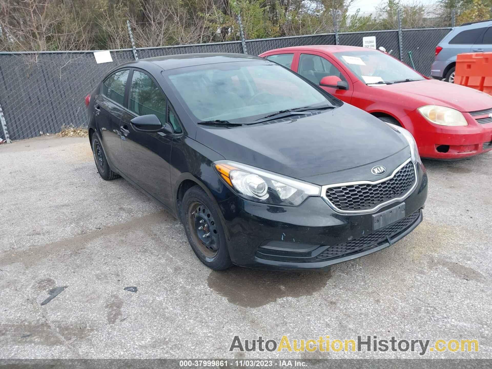 KIA FORTE LX, KNAFK4A67F5434911