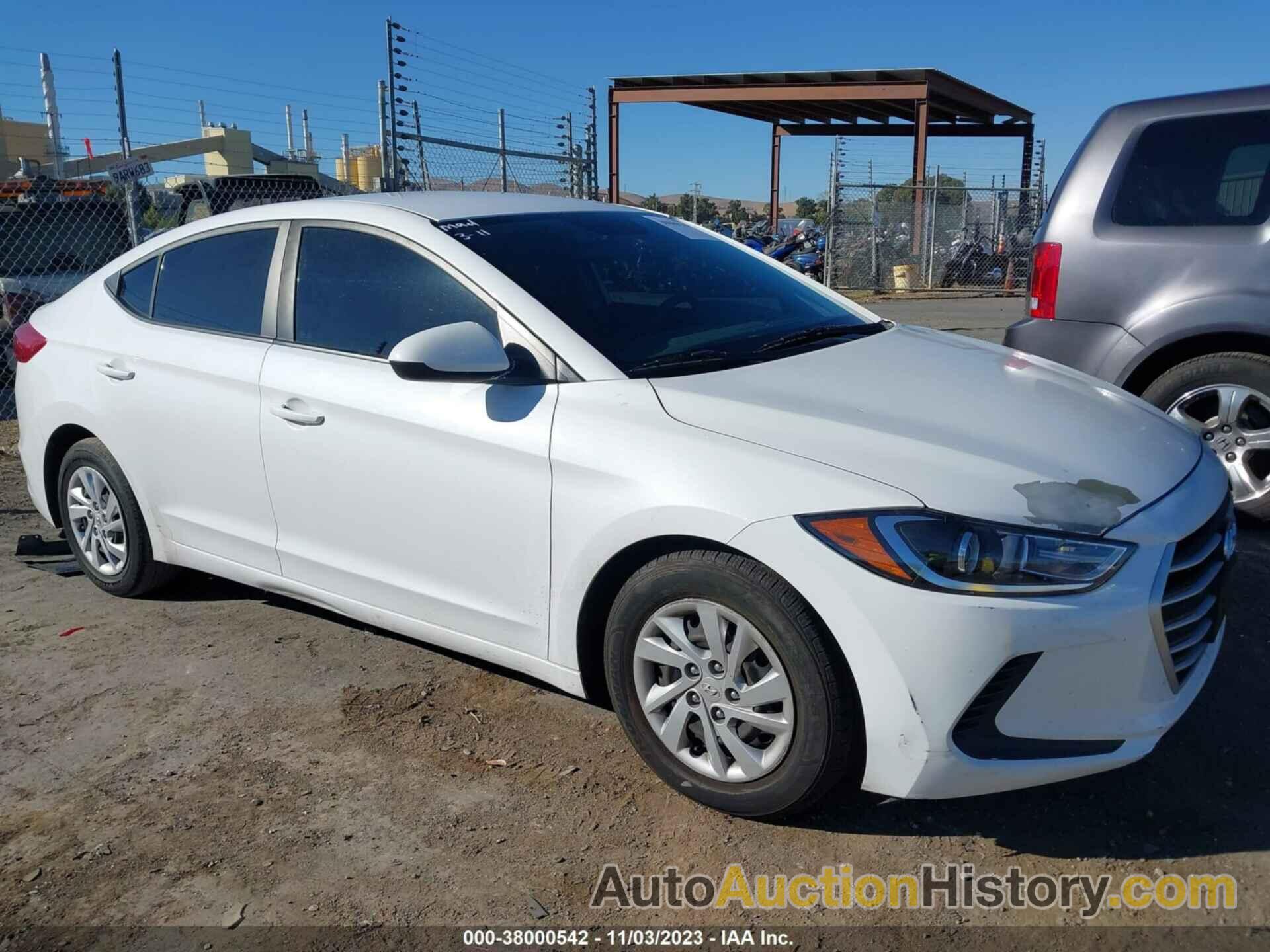 HYUNDAI ELANTRA SE, 5NPD74LF9HH070938