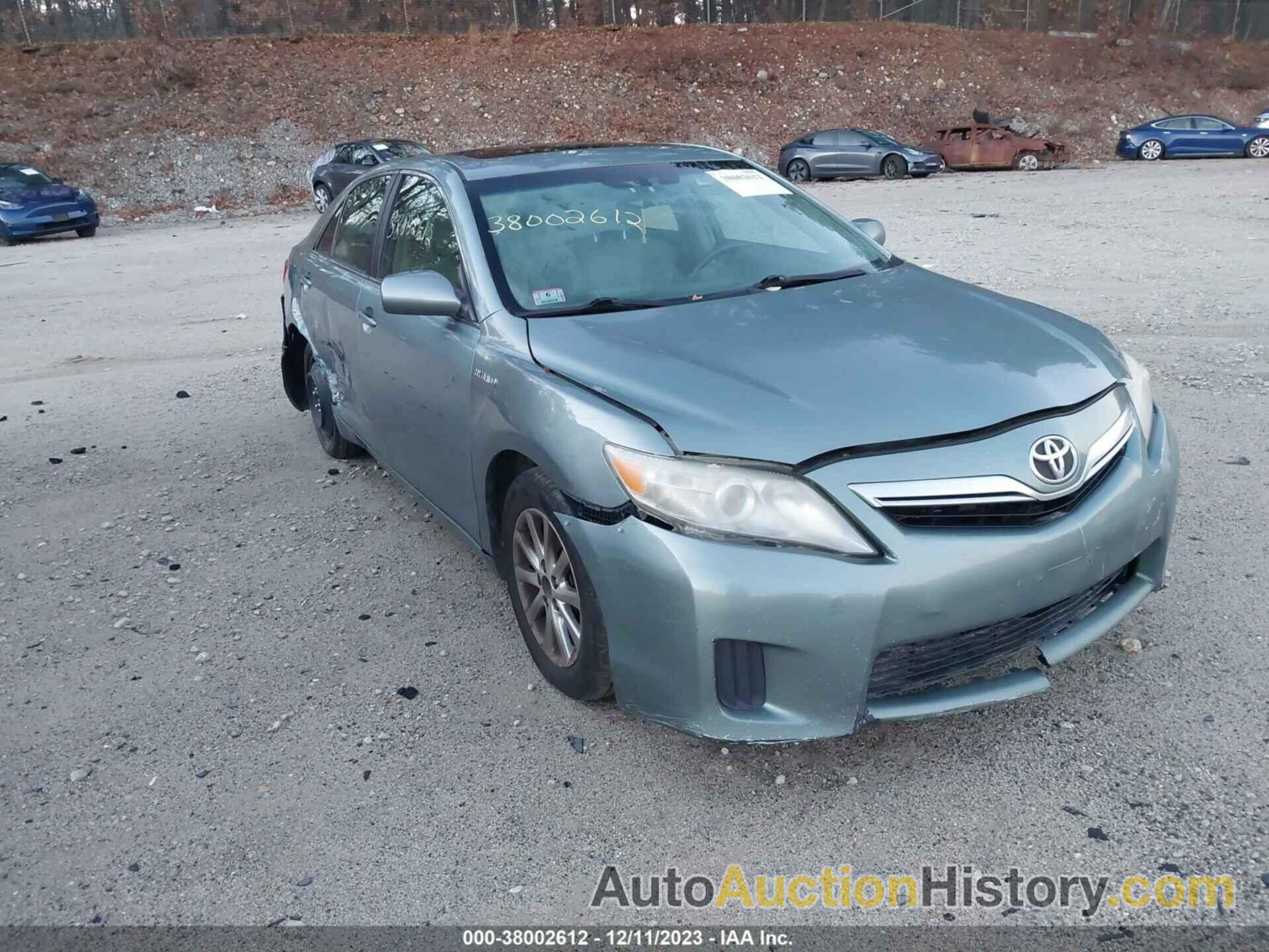 TOYOTA CAMRY HYBRID, 4T1BB3EK6AU125072