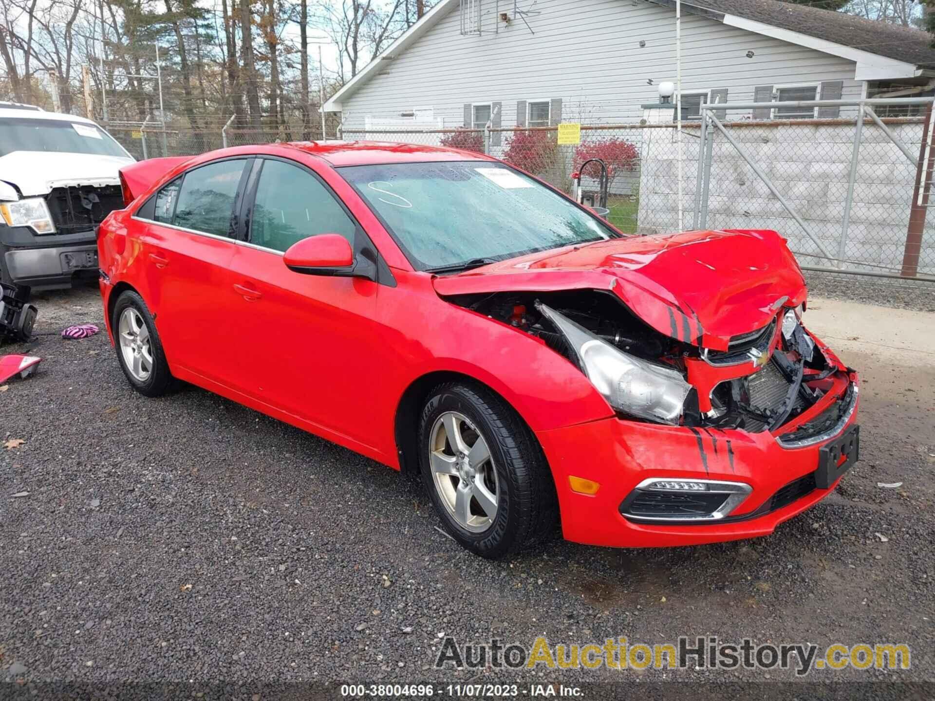 CHEVROLET CRUZE 1LT AUTO, 1G1PC5SBXF7221311