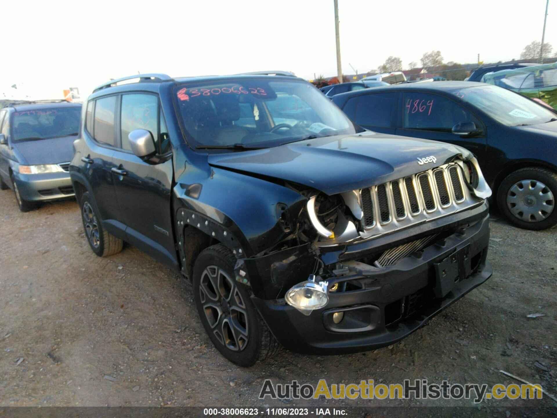 JEEP RENEGADE LIMITED, ZACCJBDT5GPD31798