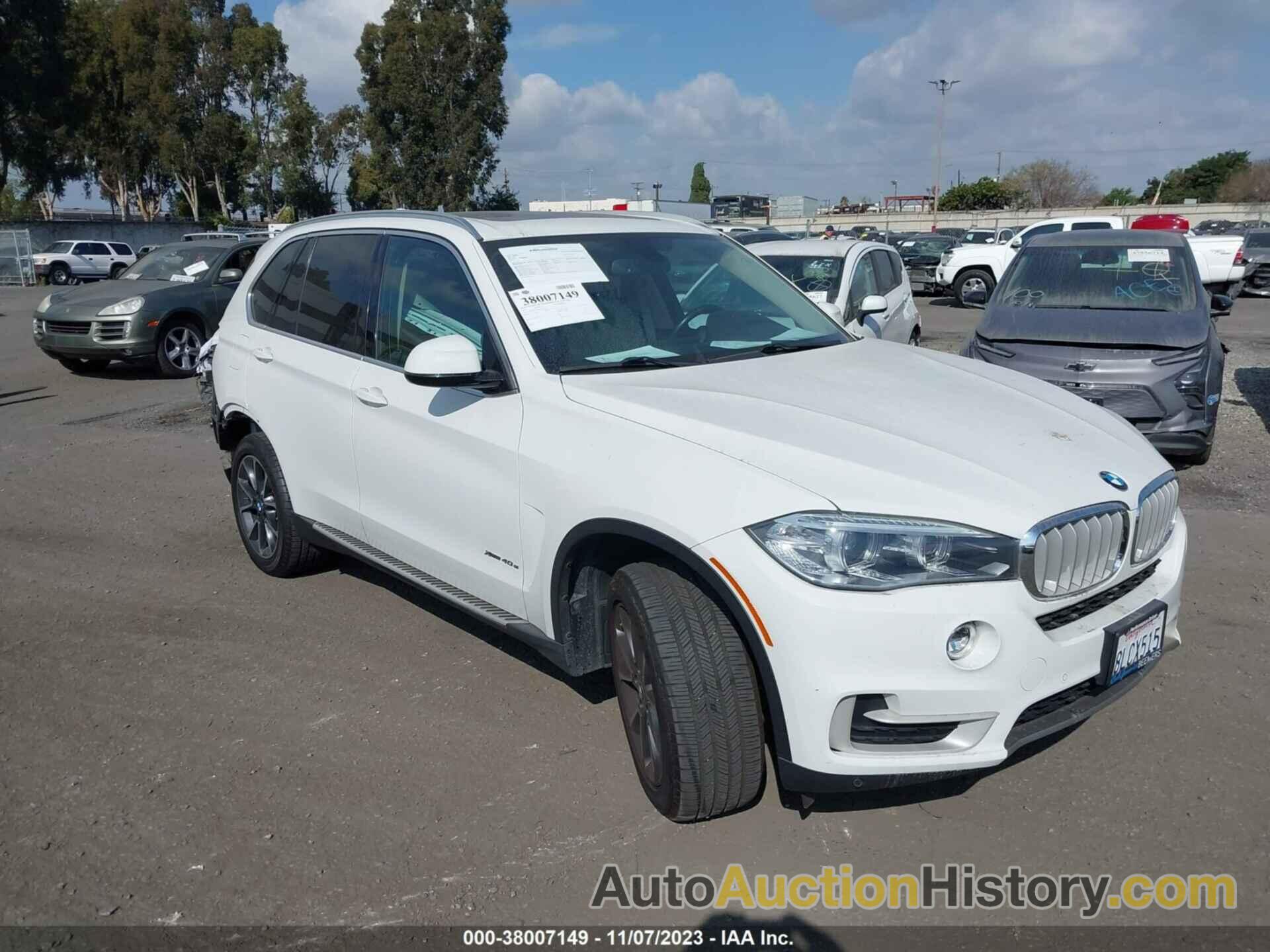 BMW X5 EDRIVE XDRIVE40E, 5UXKT0C58G0S75292