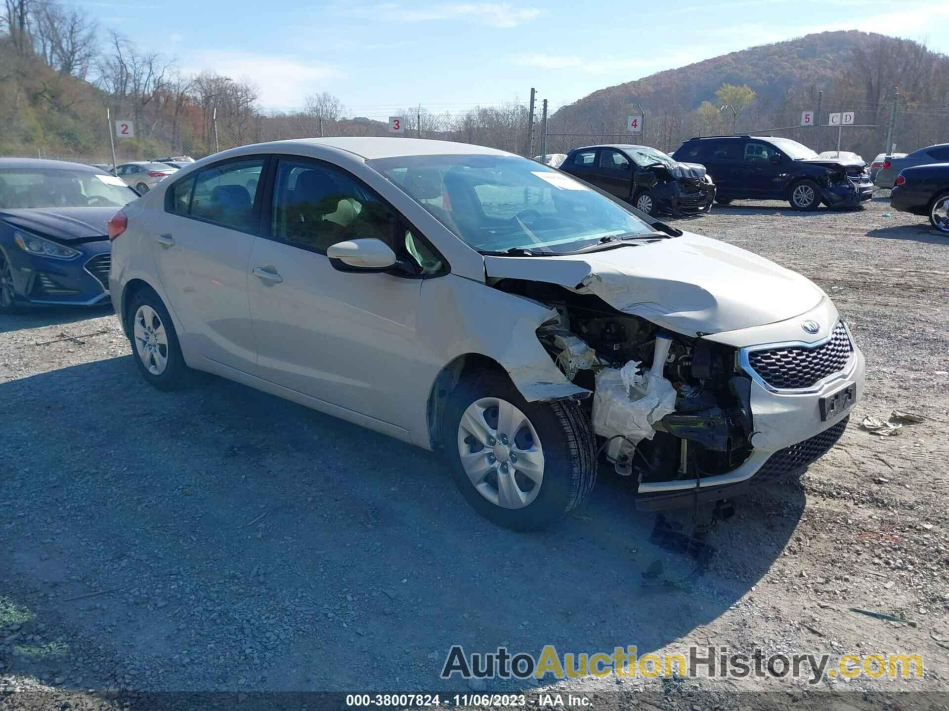 KIA FORTE LX, KNAFK4A64F5284613