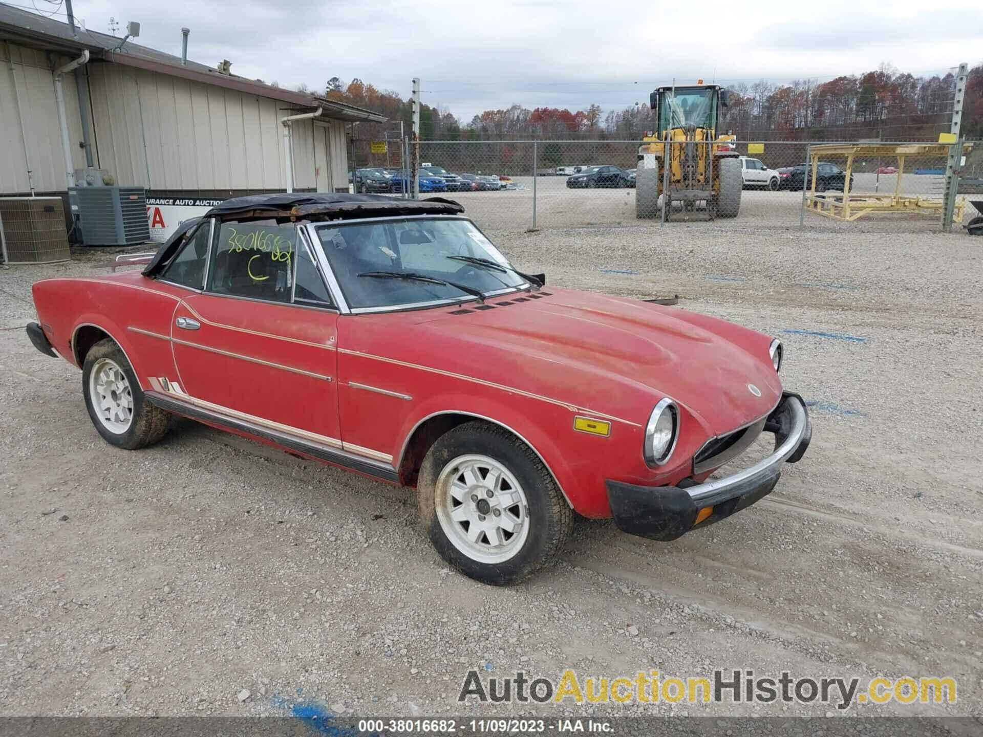 FIAT 124 SPIDER, ZFAAS00B1C8188850