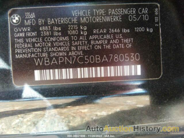 BMW 335D, WBAPN7C50BA780530