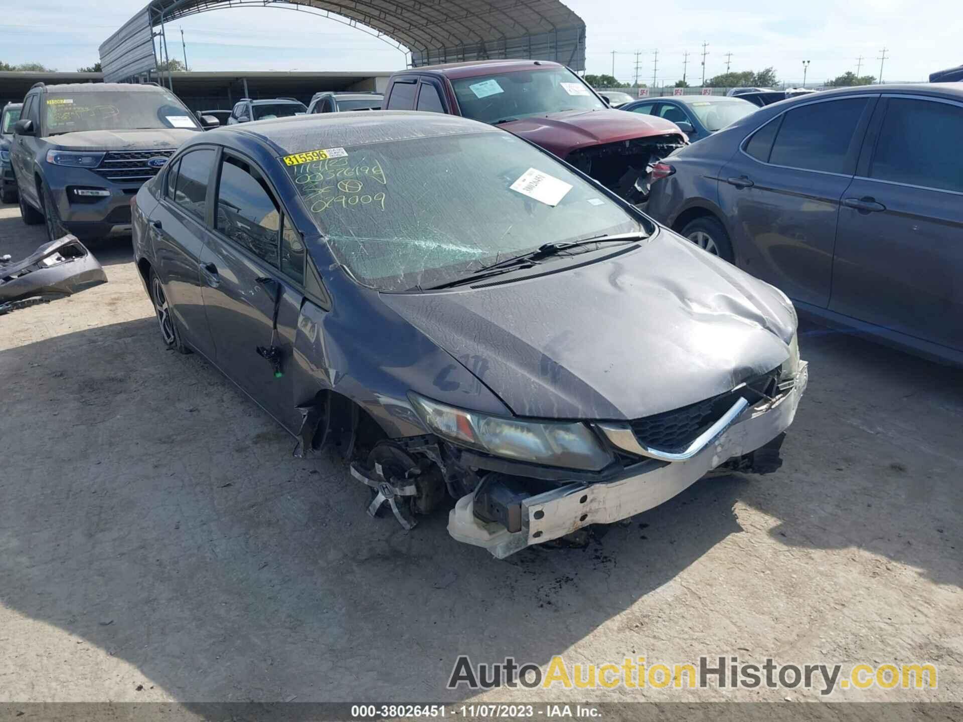 HONDA CIVIC SE, 19XFB2F79FE079009