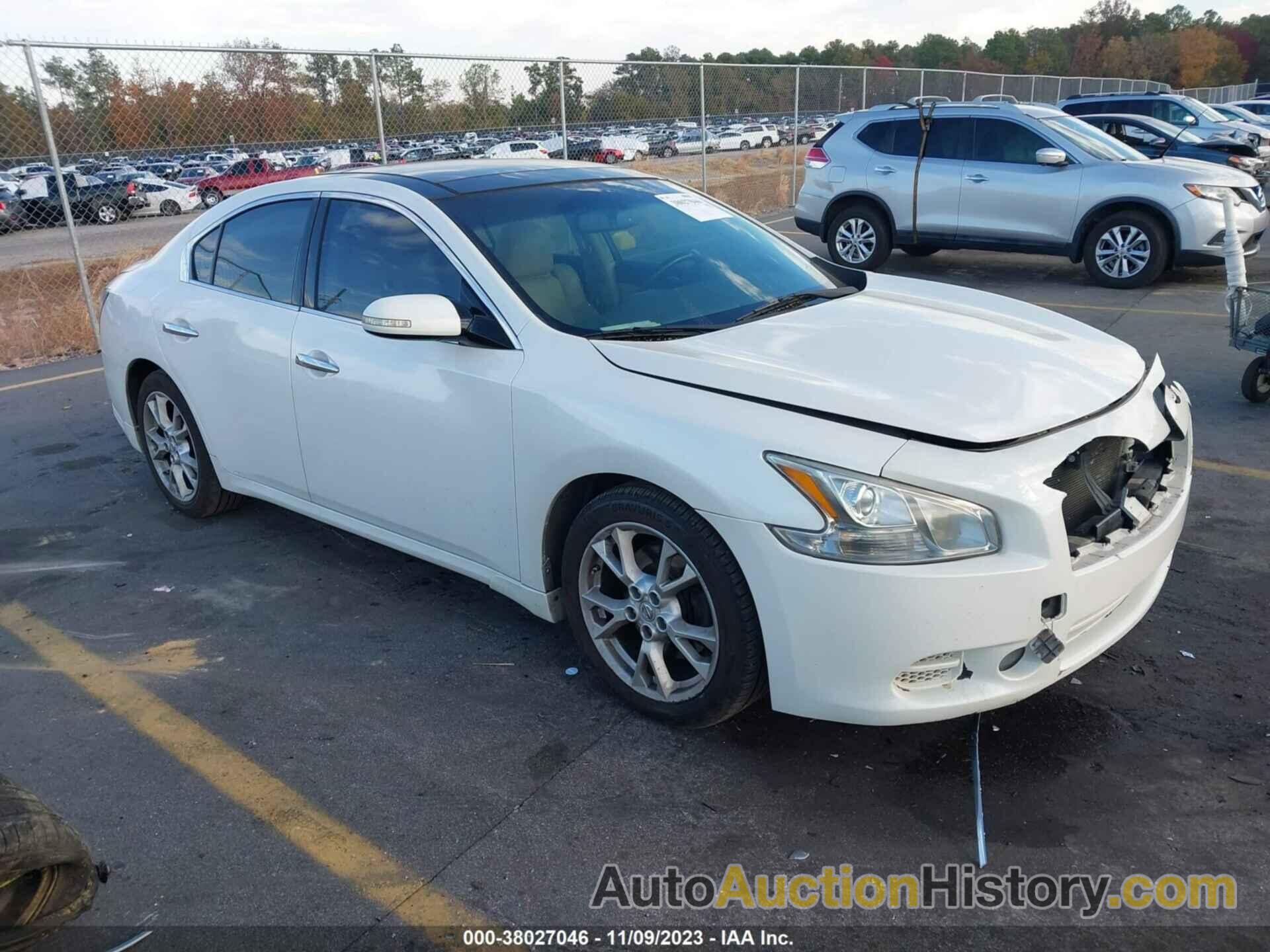 NISSAN MAXIMA S/SV, 1N4AA5AP9EC458819