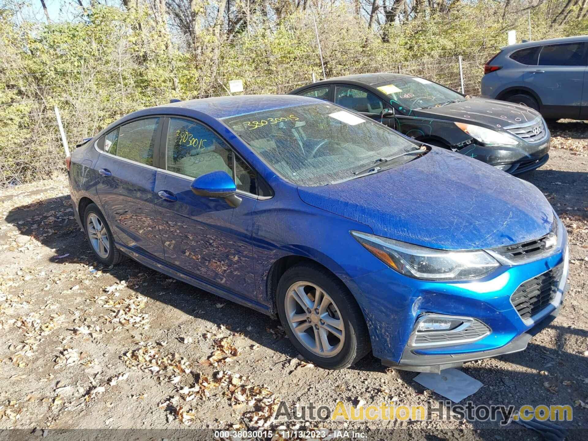 CHEVROLET CRUZE LT AUTO, 1G1BE5SM8J7141178