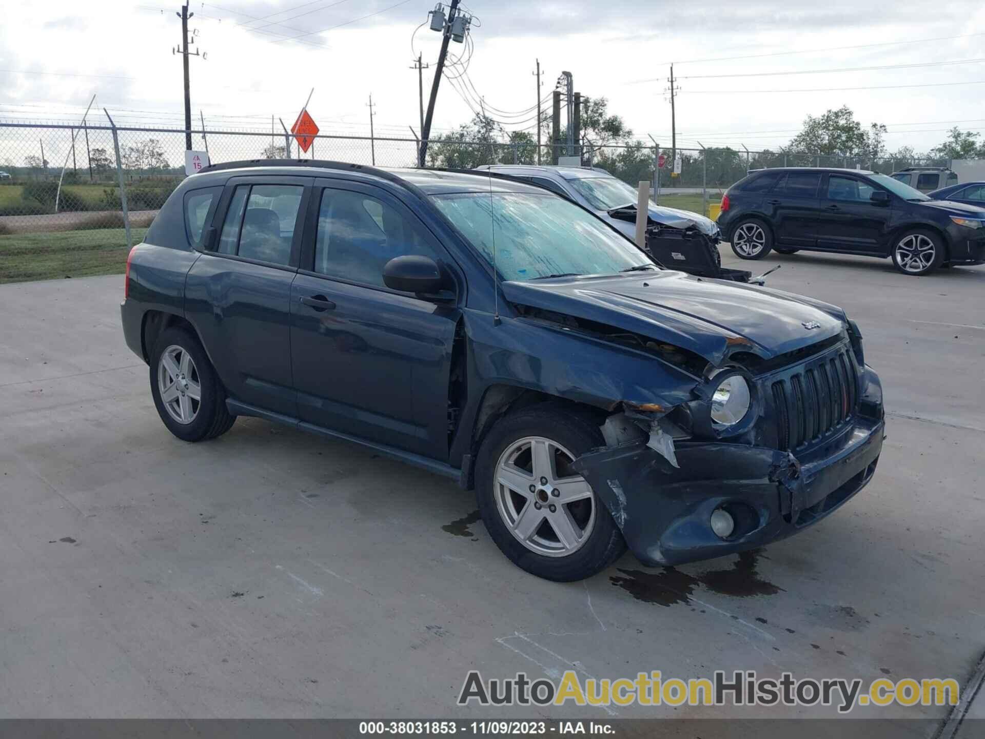 JEEP COMPASS SPORT, 1J8FT47W37D219159