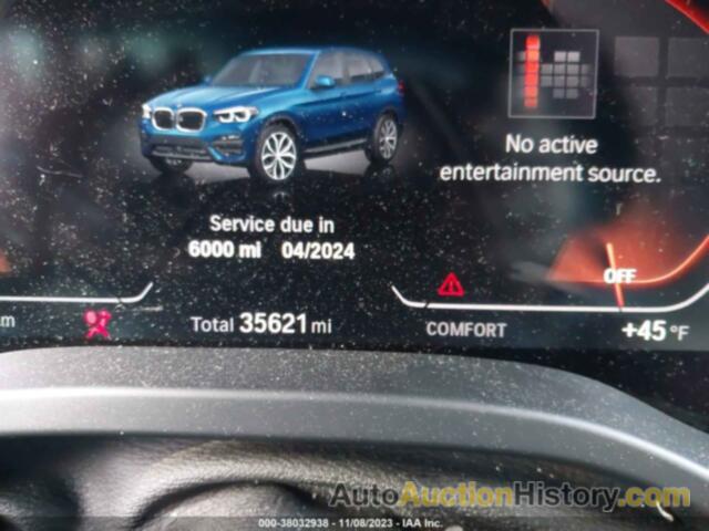 BMW X3 XDRIVE30I, 5UXTY5C09L9C93431