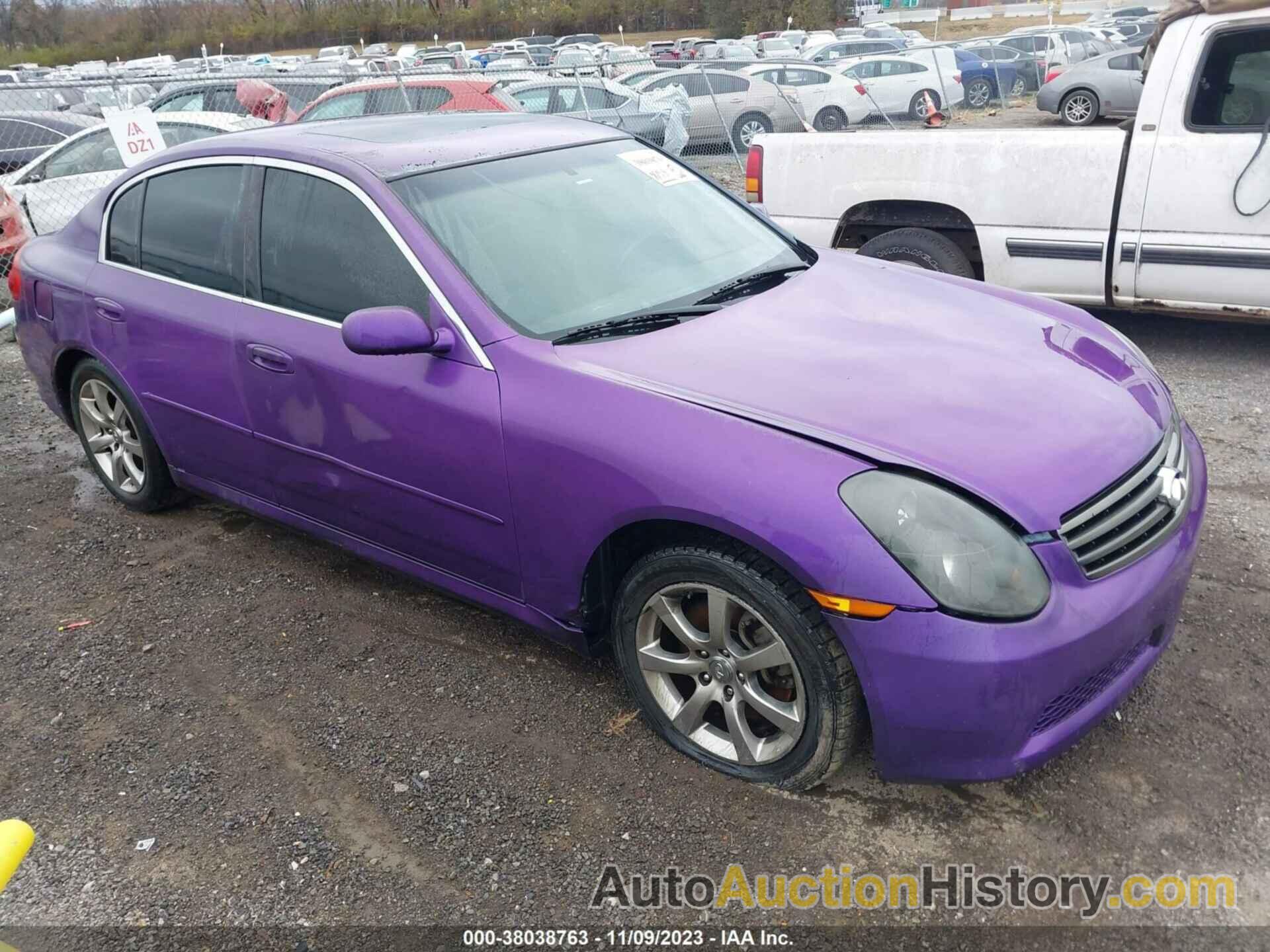 INFINITI G35 SEDAN, JNKCV51E35M202528