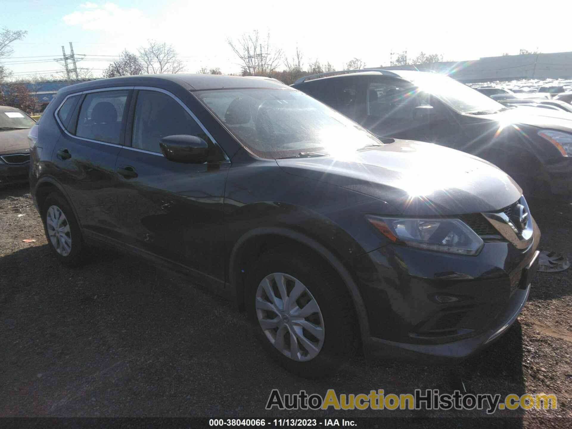 NISSAN ROGUE S, KNMAT2MVXGP644362