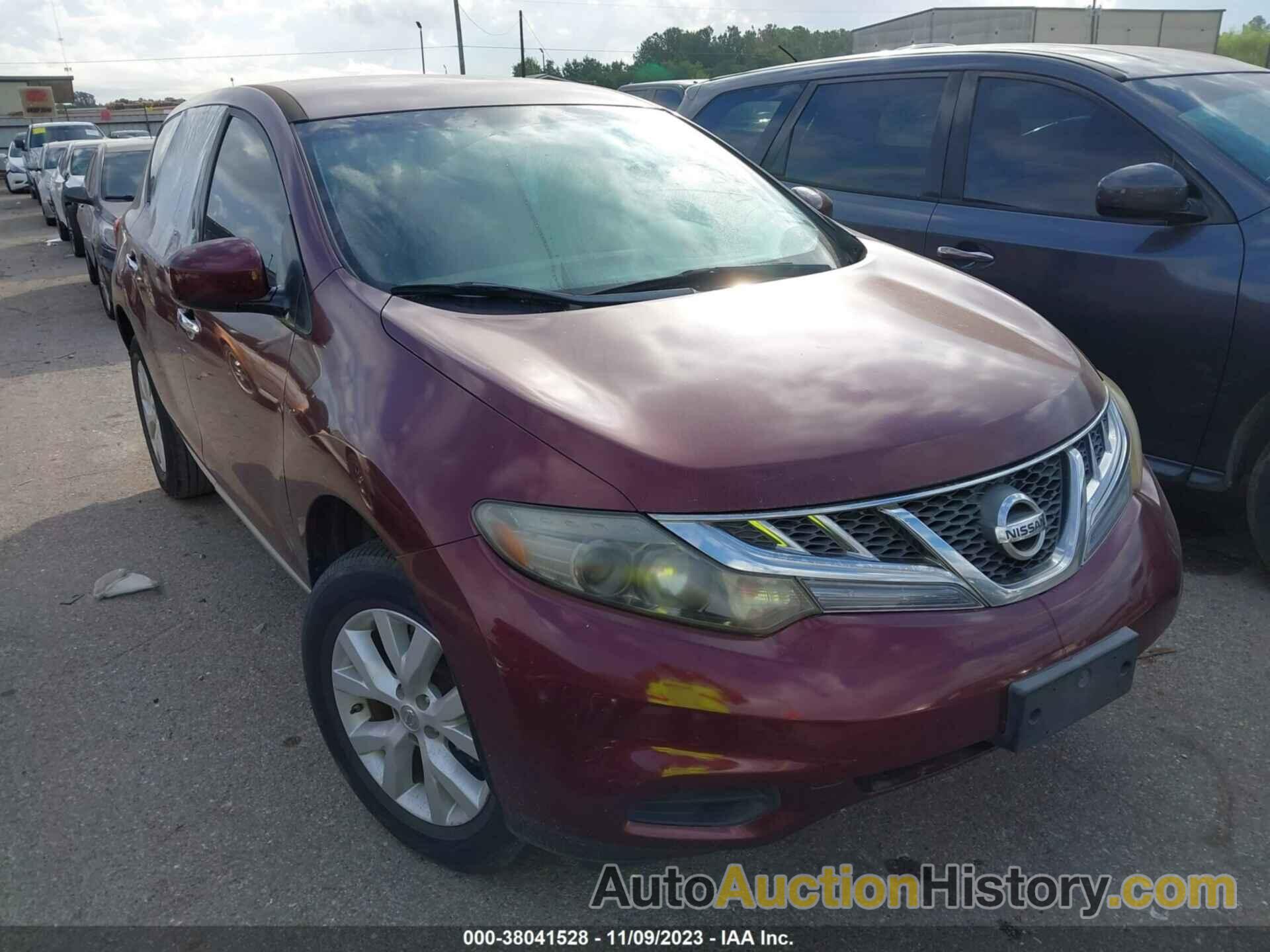 NISSAN MURANO S, JN8AZ1MU2CW120143