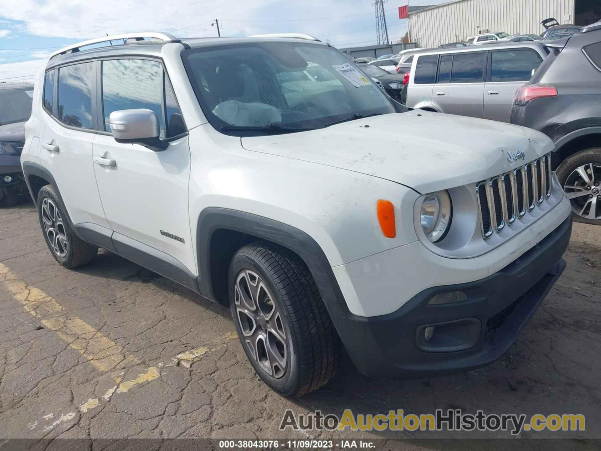 JEEP RENEGADE LIMITED, ZACCJADT6GPC76997